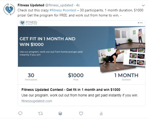 Fitness Updated Contest